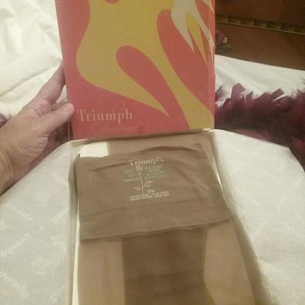 Nylon stockings, NIB vintage 1960s.